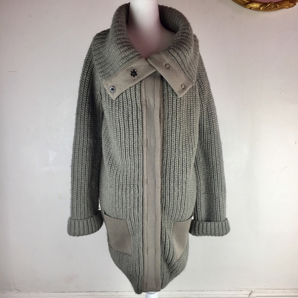 BALENCIAGA Chunky Sweater Coat - Picture 8 of 8